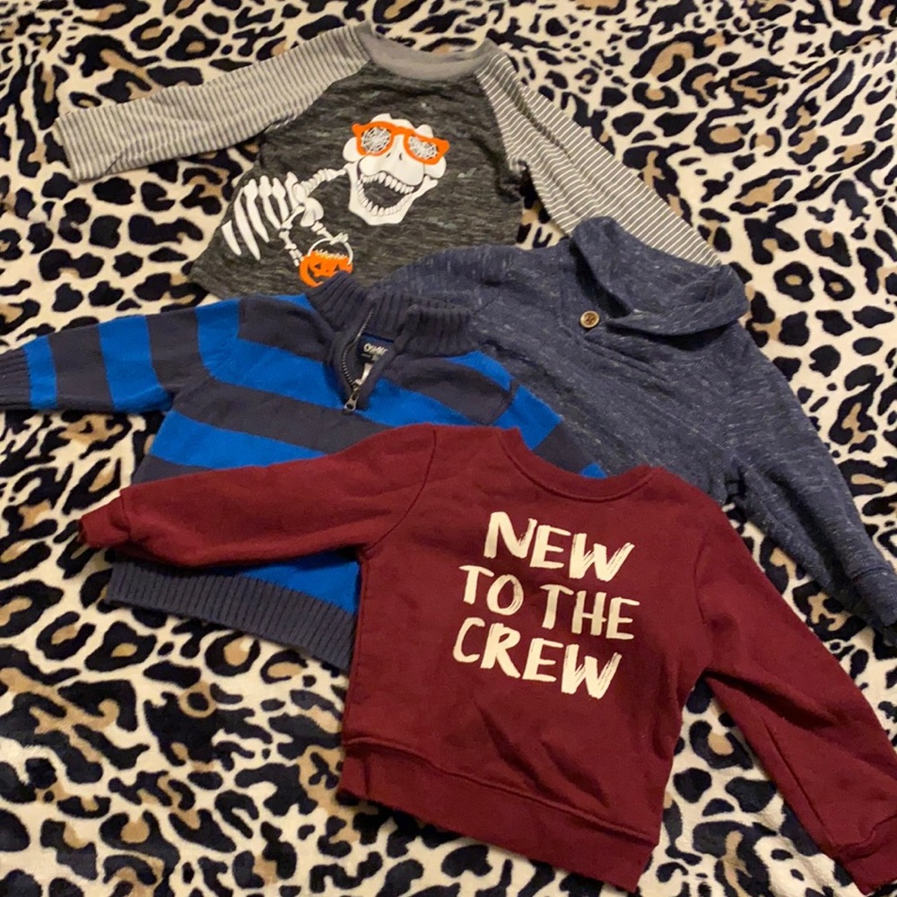 Fall / winter shirts / sweaters boys